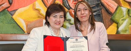 Presidenta del CACES visita la Unach y destaca su infraestructura, innovación y calidad académica