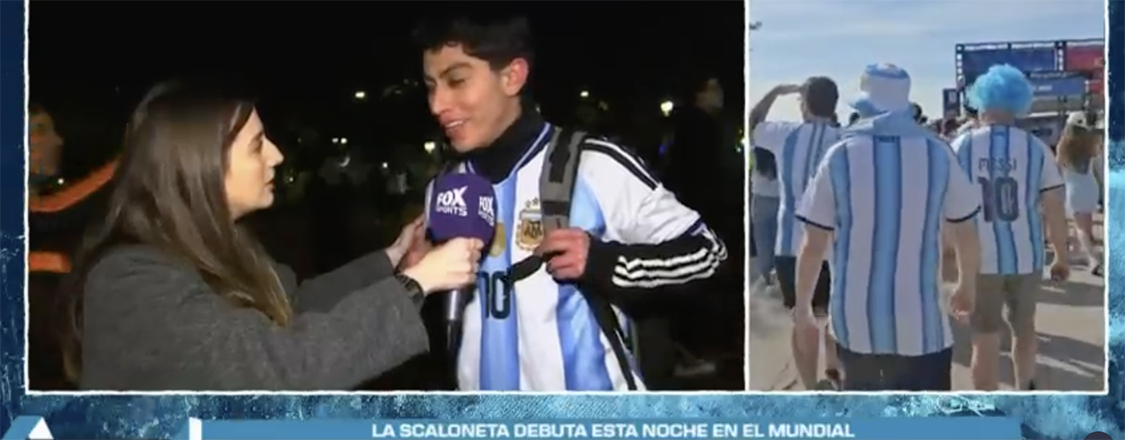 DE SAN LUIS AL MUNDO: ESTUDIANTE DE LA UNACH FUE ENTREVISTADO POR FOX SPORTS ARGENTINA DURANTE SU INTERCAMBIO ACADÉMICO