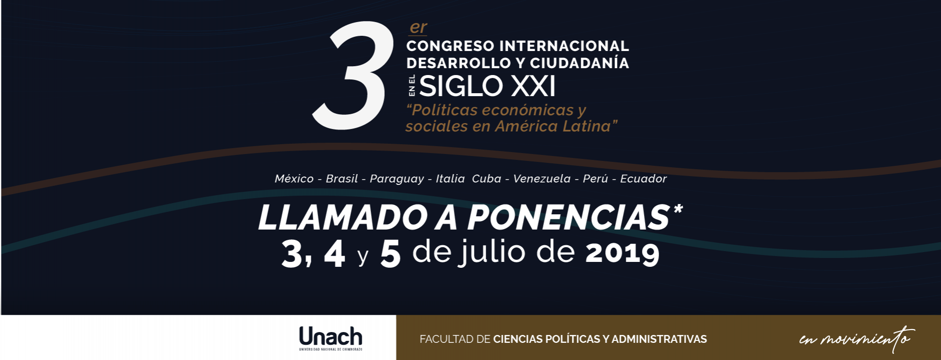 III CONGRESO INTERNACIONAL DESARROLLO Y CIUDADANÍA EN EL SIGLO XXI “POLÍTICAS ECONÓMICAS Y SOCIALES EN AMÉRICA LATINA”