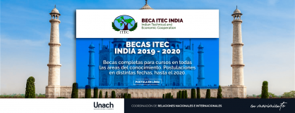 BECAS DEL ITEC, EN LA INDIA 2019 – 2020