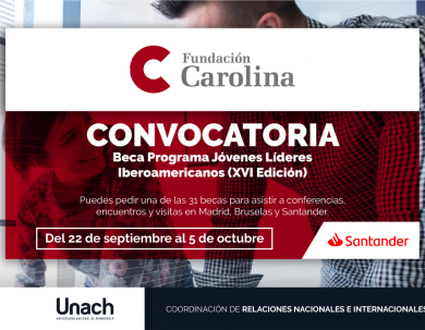 CONVOCATORIA BECA PROGRAMA JÓVENES LÍDERES IBEROAMÉRICANOS  (XVI EDICIÓN)