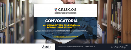 44ª CONVOCATORIA DEL PROGRAMA DE MOVILIDAD ESTUDIANTIL DE CRISCOS