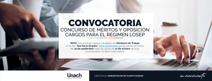 CONVOCATORIA CONCURSO DE MÉRITOS Y OPOSICIÓN CARGOS PARA EL RÉGIMEN LOSEP