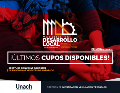 ÚLTIMOS CUPOS DISPONIBLES