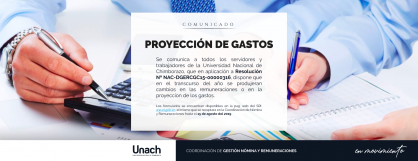 PROYECCION DE GASTOS