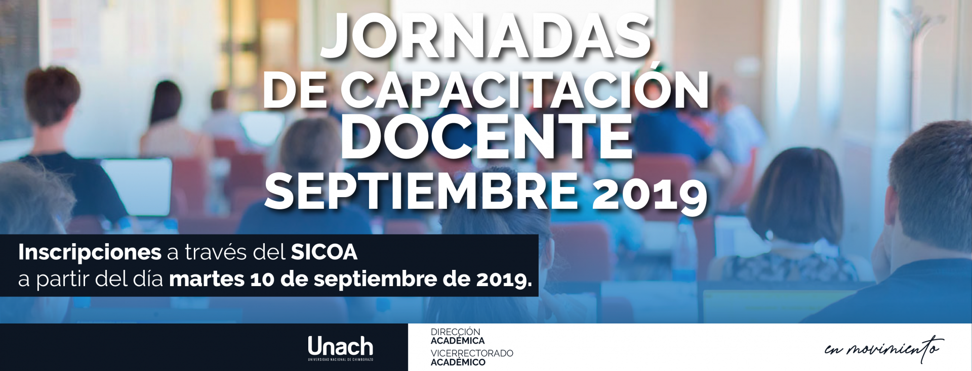 JORNADAS DE CAPACITACIÓN DOCENTE SEPTIEMBRE 2019