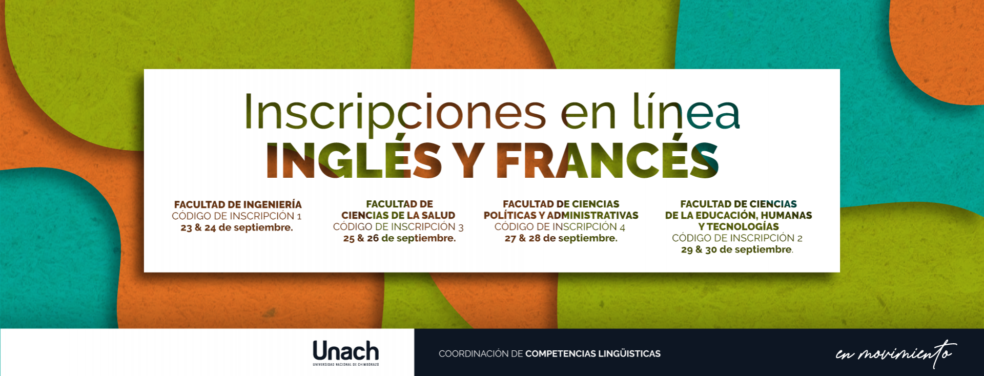 INSCRIPCIONES EN LINEA PARA IDIOMAS