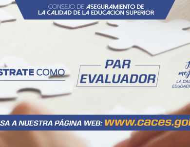 REGÍSTRATE COMO PAR EVALUADOR