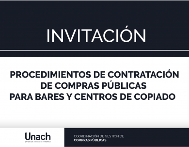 PROCEDIMIENTOS DE CONTRATACIÓN DE COMPRAS PÚBLICAS  PARA BARES Y CENTROS DE COPIADO