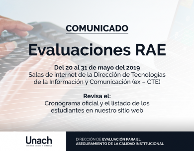 EVALUACIONES R.A.E