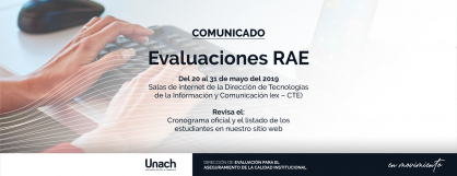 EVALUACIONES R.A.E