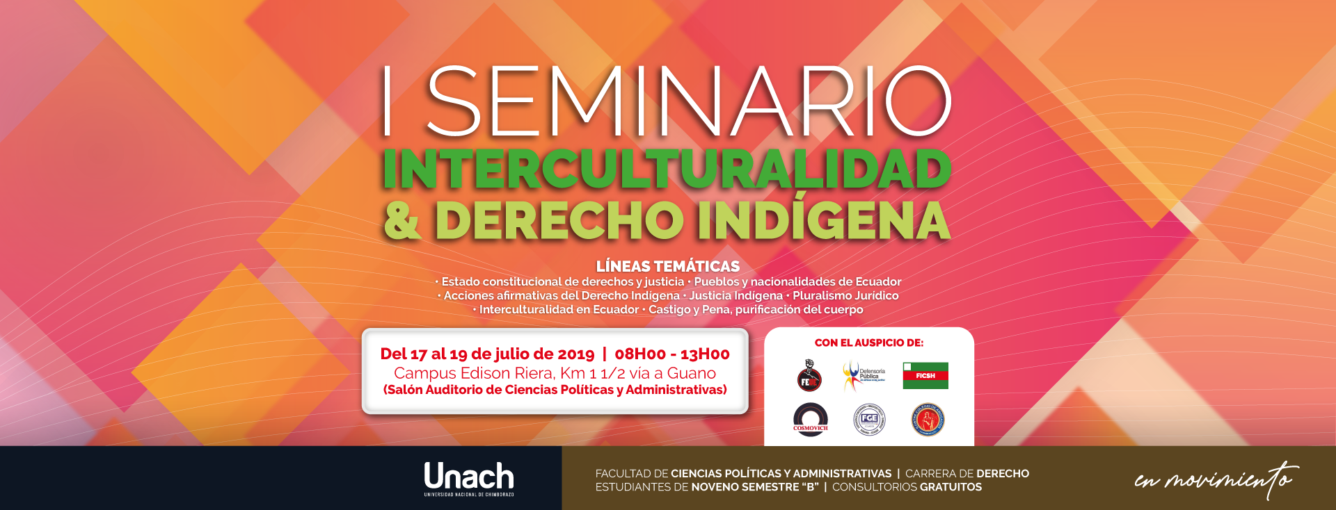 I SEMINARIO DE INTERCULTURALIDAD Y DERECHO INDÍGENA