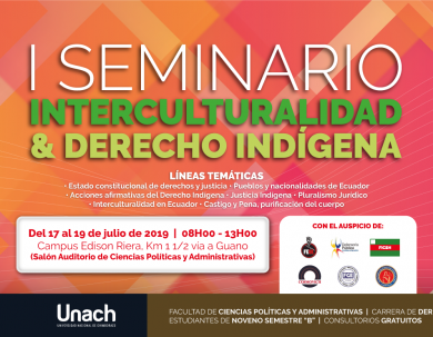 I SEMINARIO DE INTERCULTURALIDAD Y DERECHO INDÍGENA