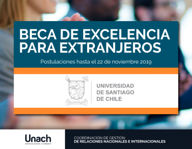 BECA DE EXCELENCIA  PARA EXTRANJEROS