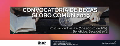 CONVOCATORIA DE BECAS GLOBO COMÚN 2019