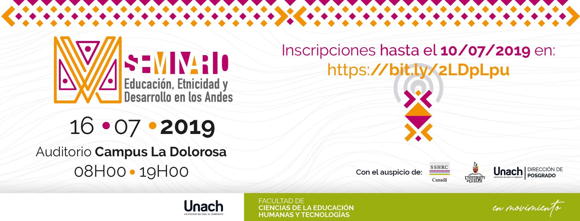 SEMINARIO EDUCACIÓN, ETNICIDAD Y DESARROLLO DE LOS ANDES