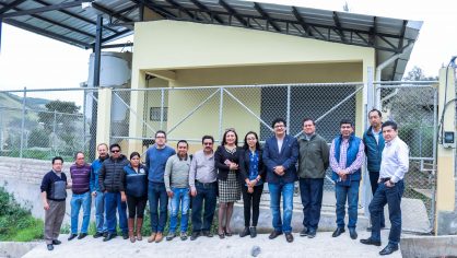 Facultad de Ingeniería de la Unach trabaja con el GAD-Municipal de Penipe