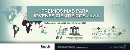 PREMIOS MAB PARA JÓVENES CIENTÍFICOS 2020